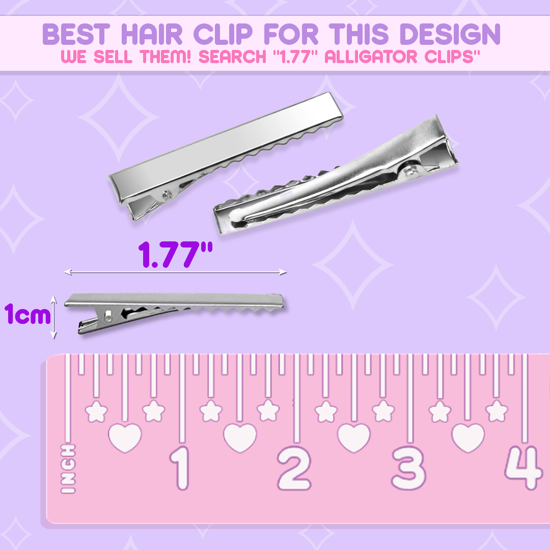 Magical Girl Bow Barrette Mold