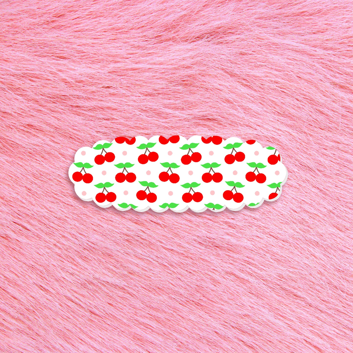 Cherry Barrette Silicone Mold