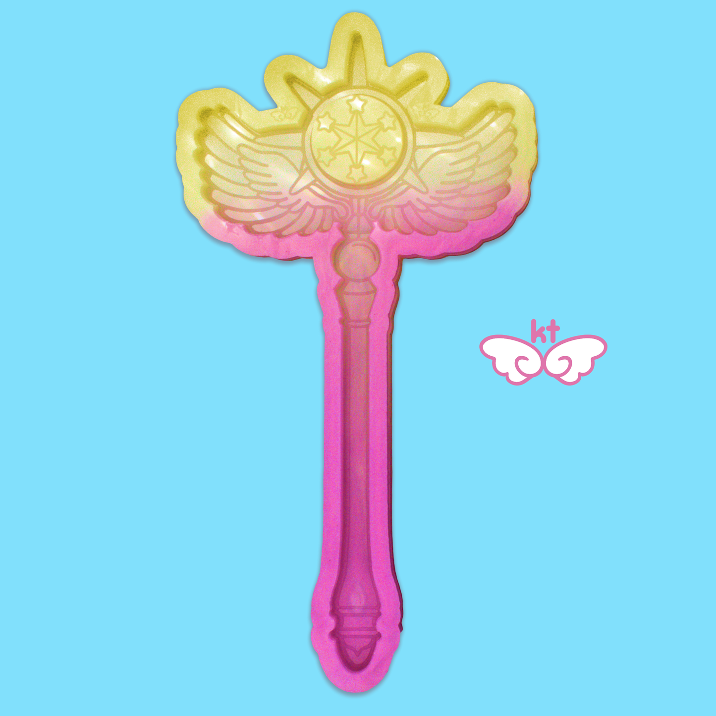 Magical Girl Dreamy Wand Shaker Silicone Mold - Manga, Cosplay