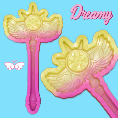 Magical Girl Dreamy Wand Shaker Silicone Mold - Manga, Cosplay