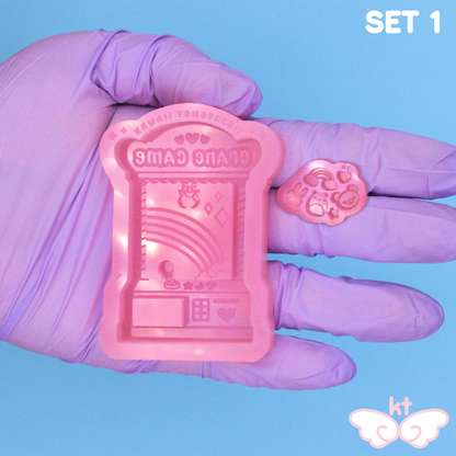 Crane Game Shaker & Bits Silicone Molds