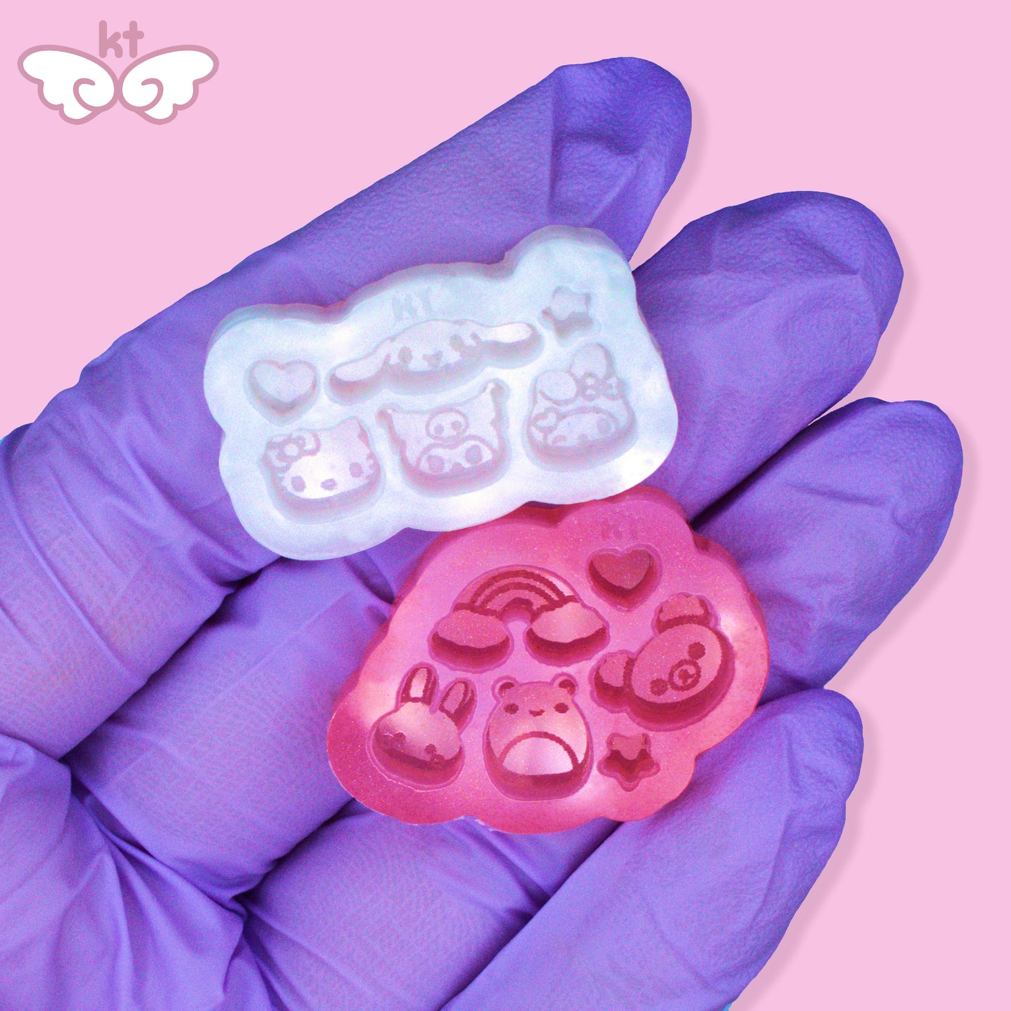 Crane Game Shaker & Bits Silicone Molds