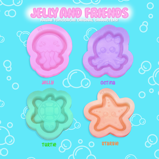 Jelly and Friends! Shaker Style Silicone Molds For Resin Art