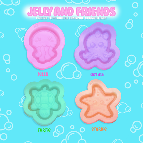 Jelly and Friends! Shaker Style Silicone Molds For Resin Art
