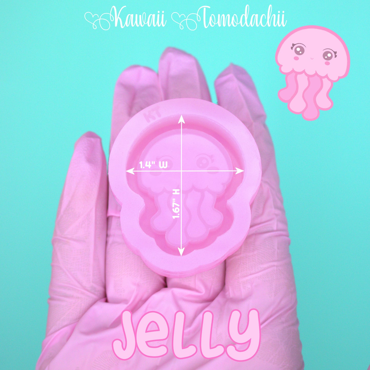 Jelly and Friends! Shaker Style Silicone Molds For Resin Art