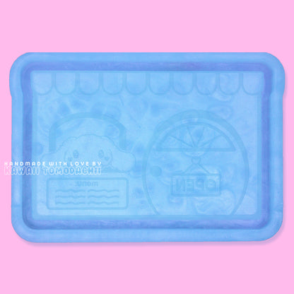 Fluffy Woof Cutie Cafe Tray Silicone Mold for Resin Casting