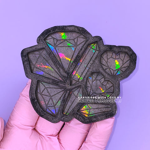 HOLOGRAPHIC Diamonds / Crystals Silicone Mold