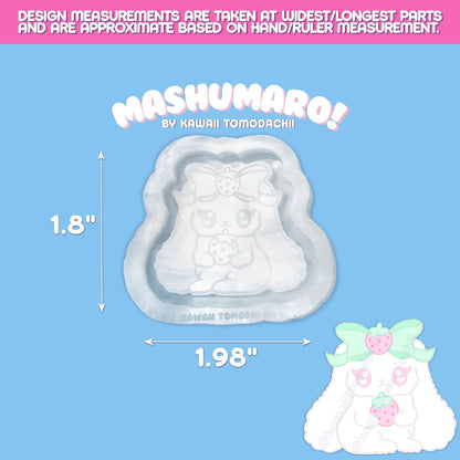 Mashu Bunny Shaker Mold - Mashumaro the Marshmallow Bunny (YOU CHOOSE!)