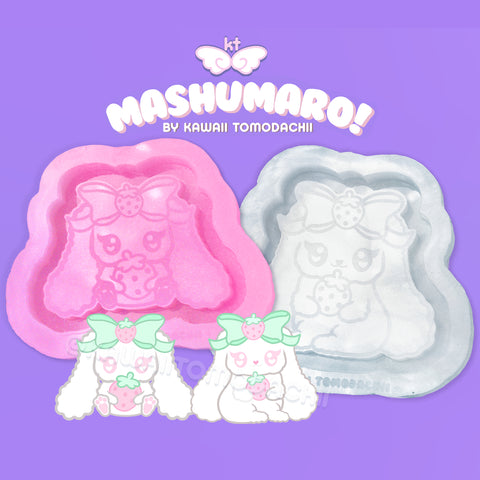 Mashu Bunny Shaker Mold - Mashumaro the Marshmallow Bunny (YOU CHOOSE!)