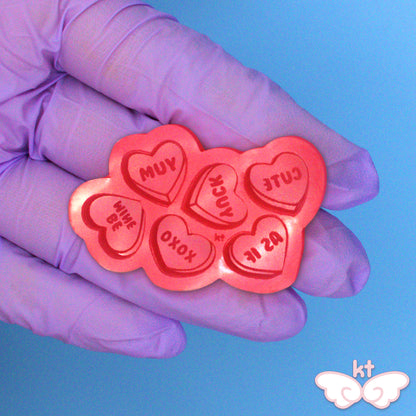 Candy Heart Box Shaker Mold - Make Your Own Realistic Candy Heart Box!