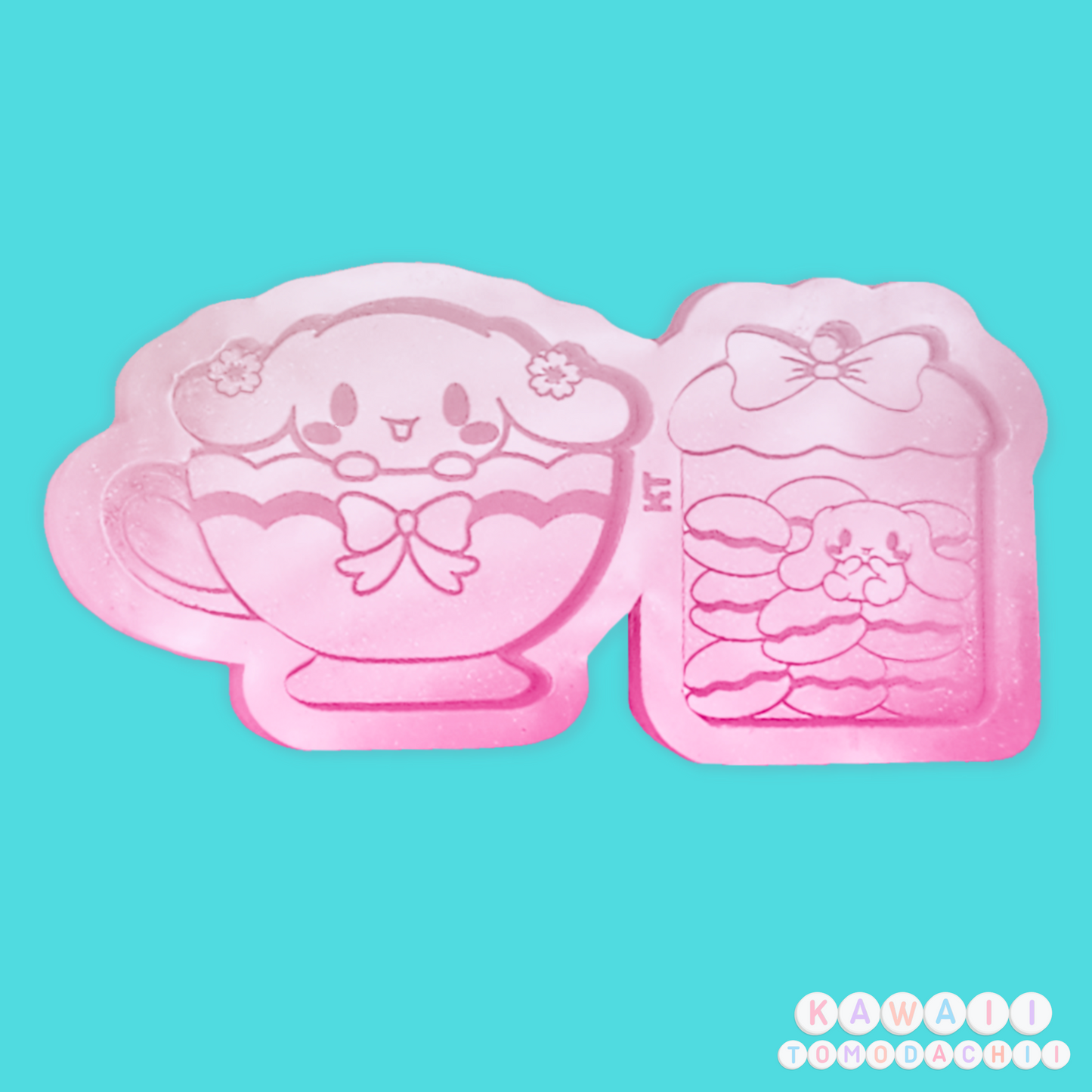 Sakura Woof Tea Cup & Macaron Jar Mold