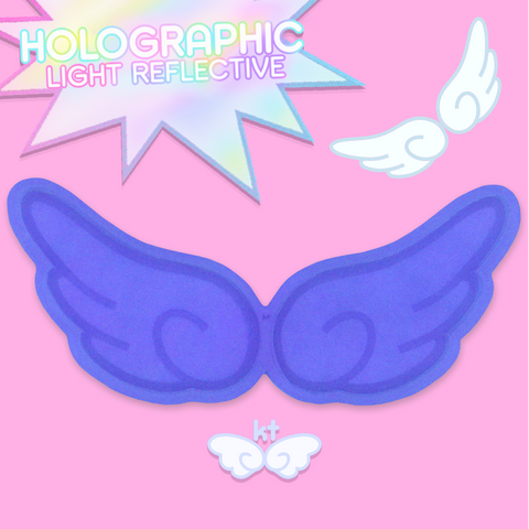 HOLOGRAPHIC Wings Barrette Mold