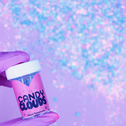 CANDY CLOUDS - Glitter / Fimo Clouds/Candies Hybrid Mix