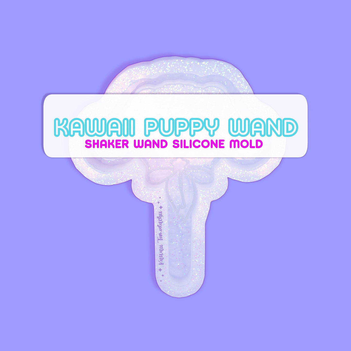 Woof Pup Shaker Wand Mold