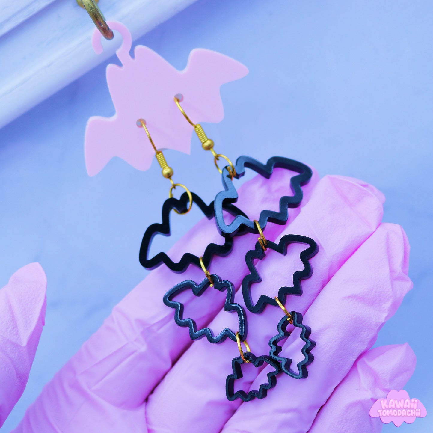 Baby Bat Earring Hangers Mold - MAKES 8!