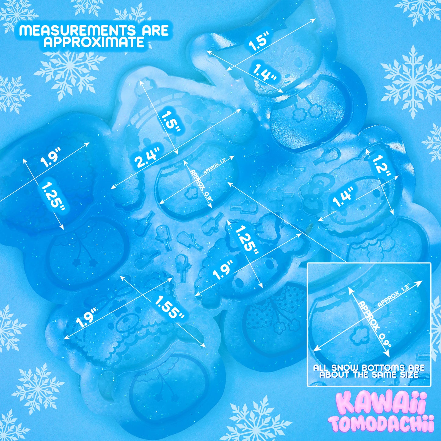 Build Your Own Snowman Cutie Mold