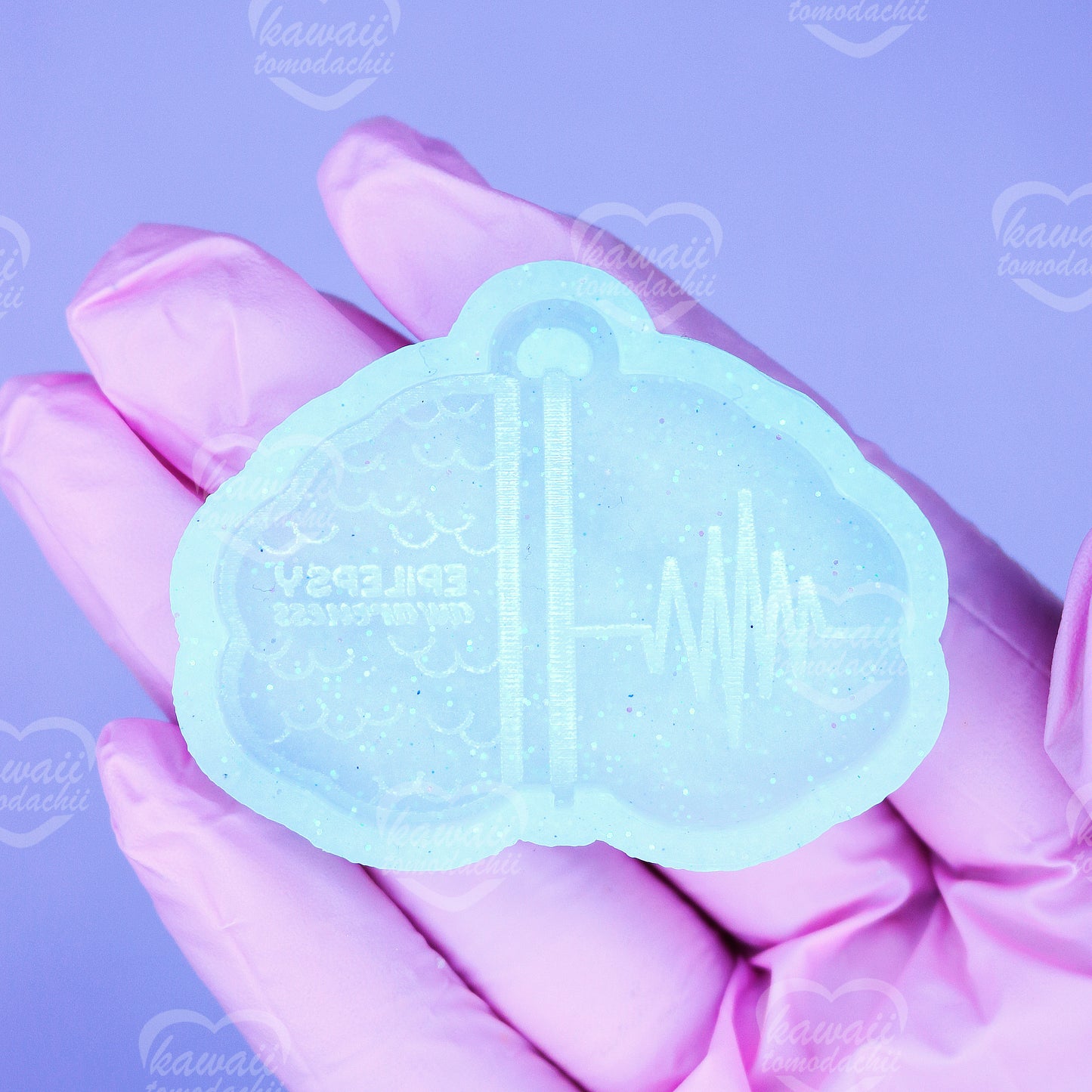 Epilepsy Awareness Keychain/Charm Mold