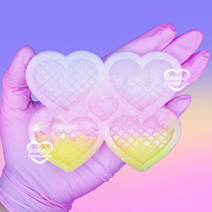 Heart Sugar Wafers Mold