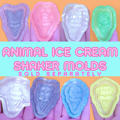 Cute Ice Cream *Shaker* Molds