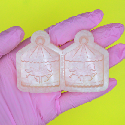 Carousel Horse Earring Mold