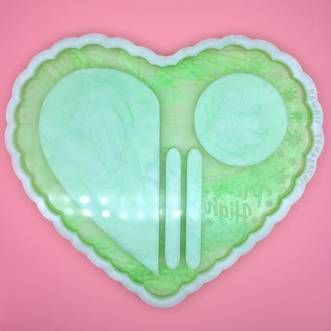Rolling Tray Silicone Mold for Resin Casting - "Pretty High"