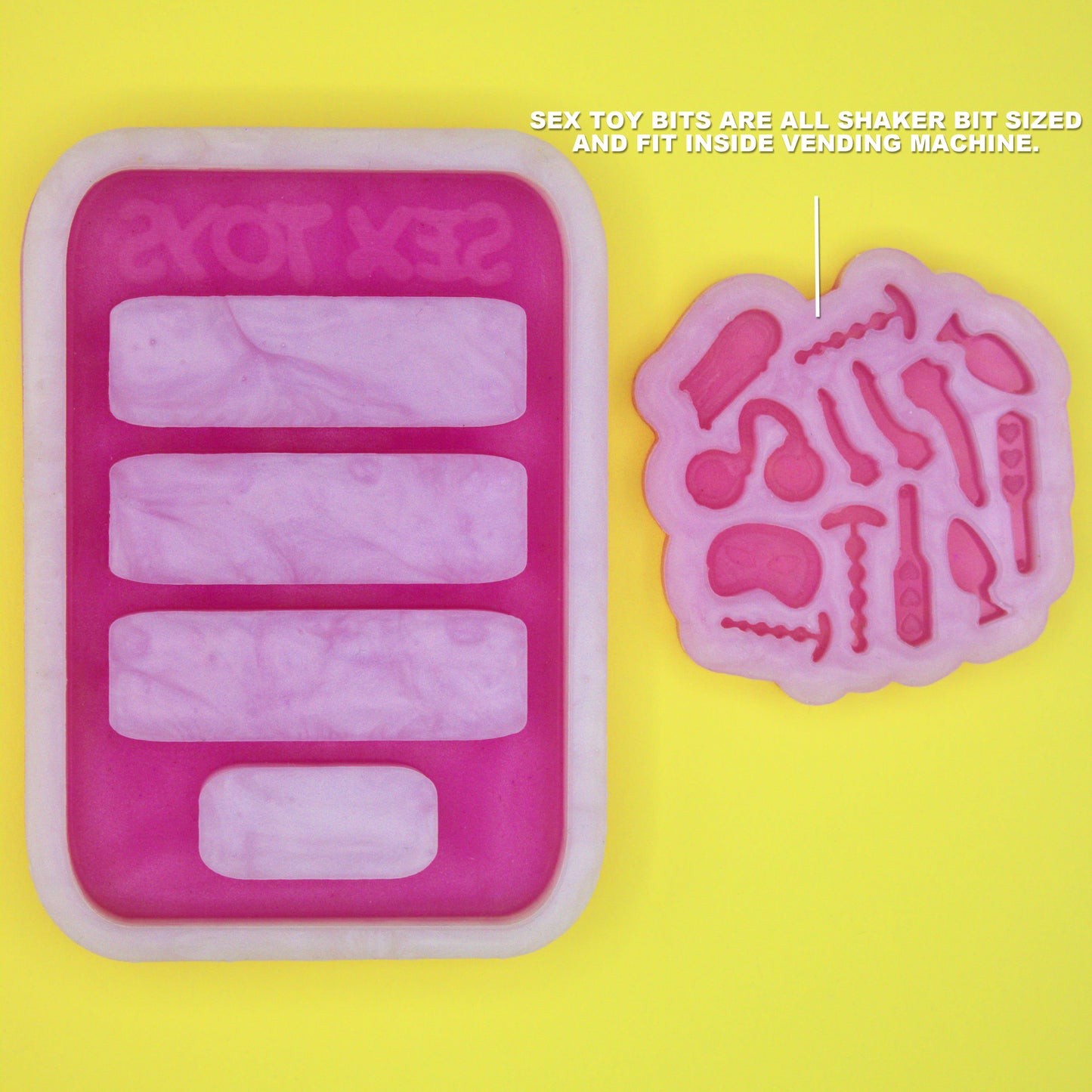 Sex Toy Vending Machine Shaker Silicone Mold SET