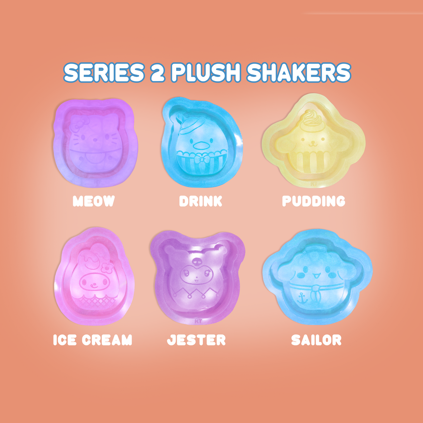 SERIES 2 PLUSH SHAKER MOLDS