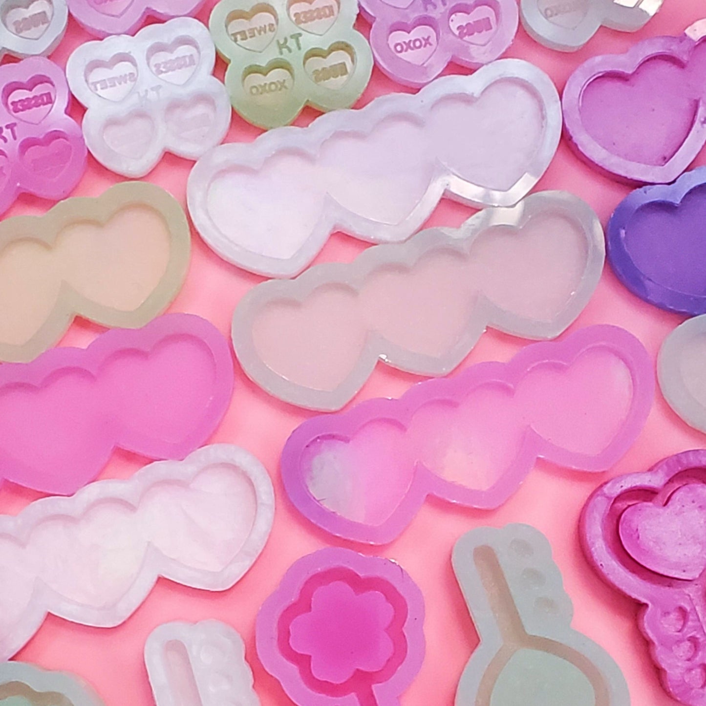 Small Candy Hearts Silicone Mold