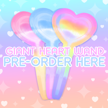 GIANT Heart Wand Shaker Silicone Mold