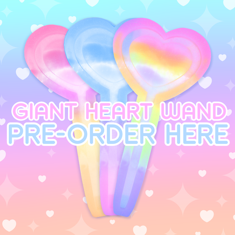 GIANT Heart Wand Shaker Silicone Mold
